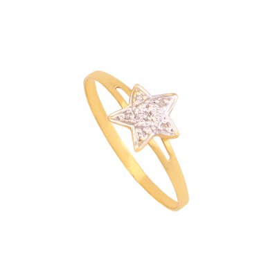 Anel estrela em diamantes - 2,37 OF