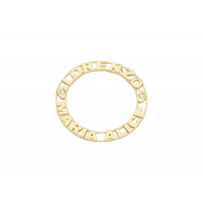 PI MANDALA NOMES OA 18K**