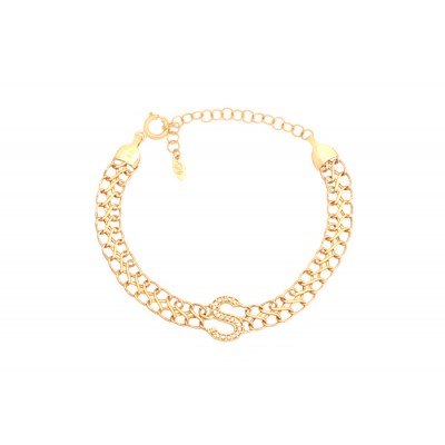 PULSEIRA LACRAIA COM INICIAL COM DIAMONDS