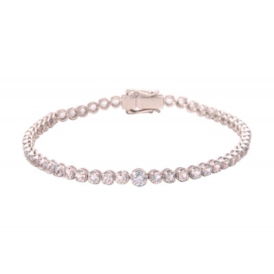 PULSEIRA RIVIERA DEGRADÊ EM TOPÁZIOS SKY - 12,49 OF